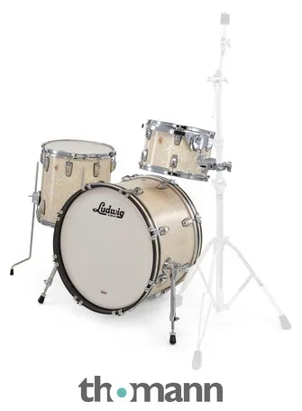 Ludwig Legacy Maple Downbeat V.White