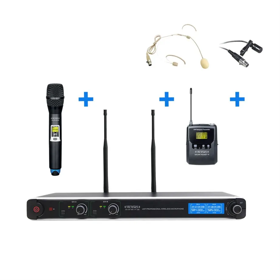 Mic s/fios Definitive Audio MH/PT 200