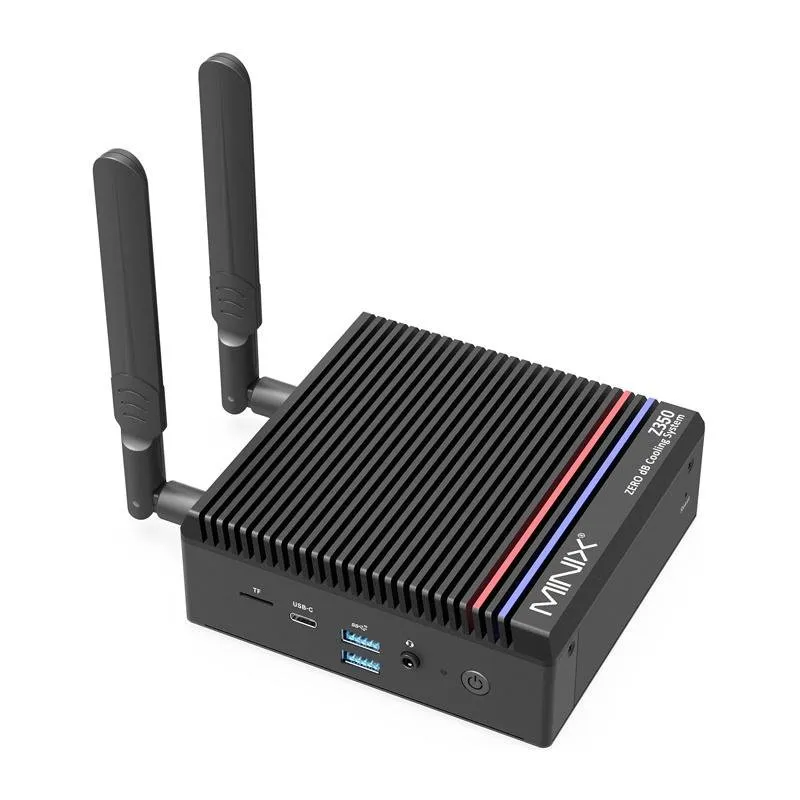 Mini PC Minix Z350 Intel Core i3-N350 16GB 512GB SSD UHD Graphics Windows 11 Pro Fanless