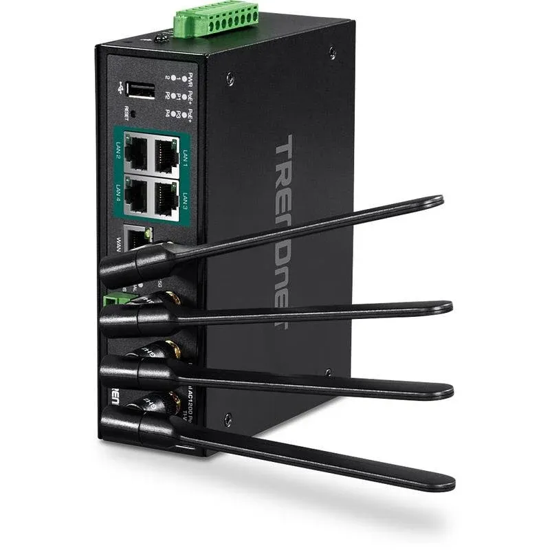 Router Trendnet TI-WP100 Ethernet WiFi 5 AC1200 Dupla Banda PoE+ Industrial