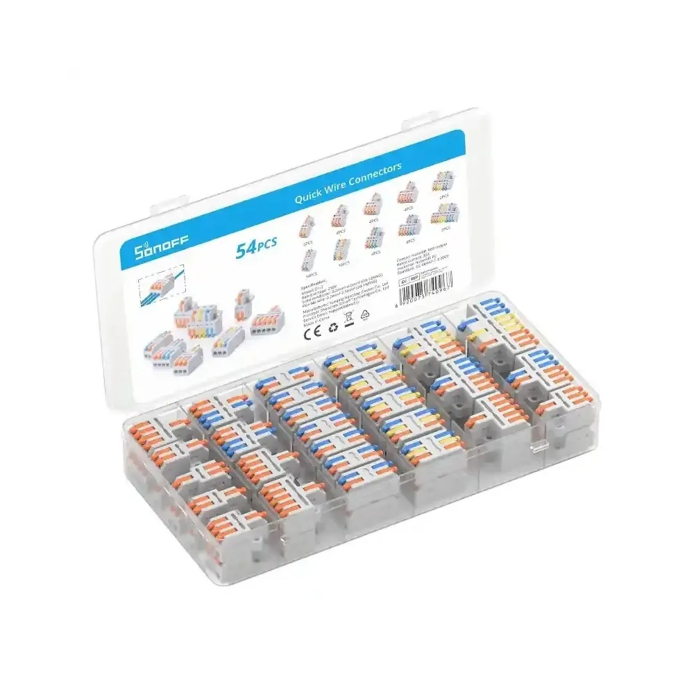 Sonoff Conector de emenda de fios 54 unidades