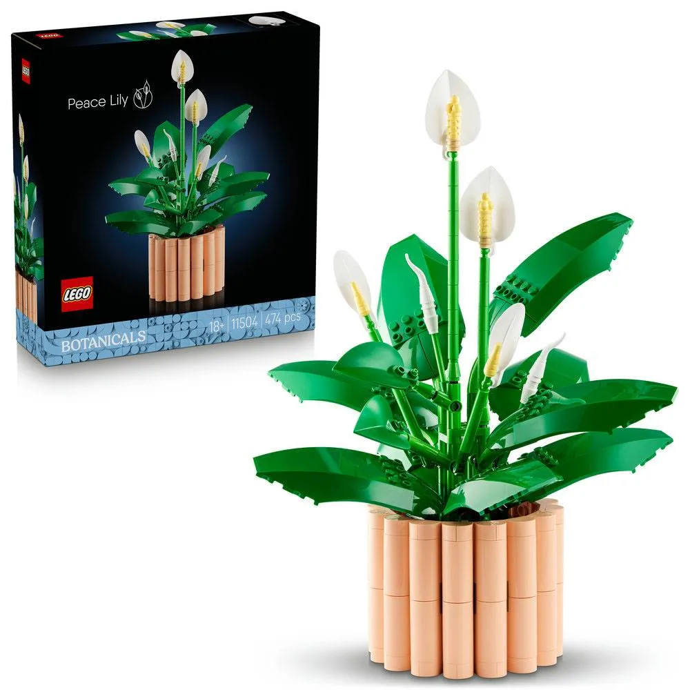 LEGO Botanicals: Lírio-da-paz | Idades 18+ | 474 Peças | Item 11504