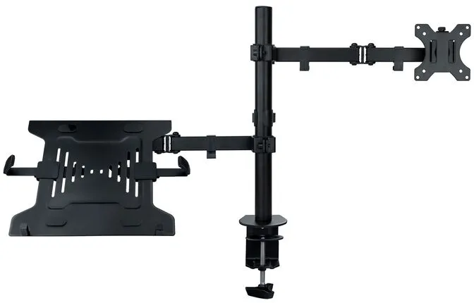 Suporte de Mesa Tooq Duplo Tilt 13" a 32" Max. 8Kg (Monitor) / 4.5Kg (Portátil)