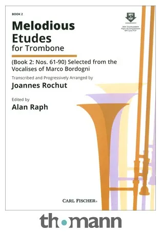 Carl Fischer Melodious Etudes for Tromb. 2