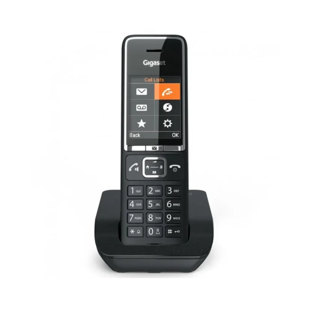 Telefone Fixo Sem Fios Gigaset Comfort 550 Preto