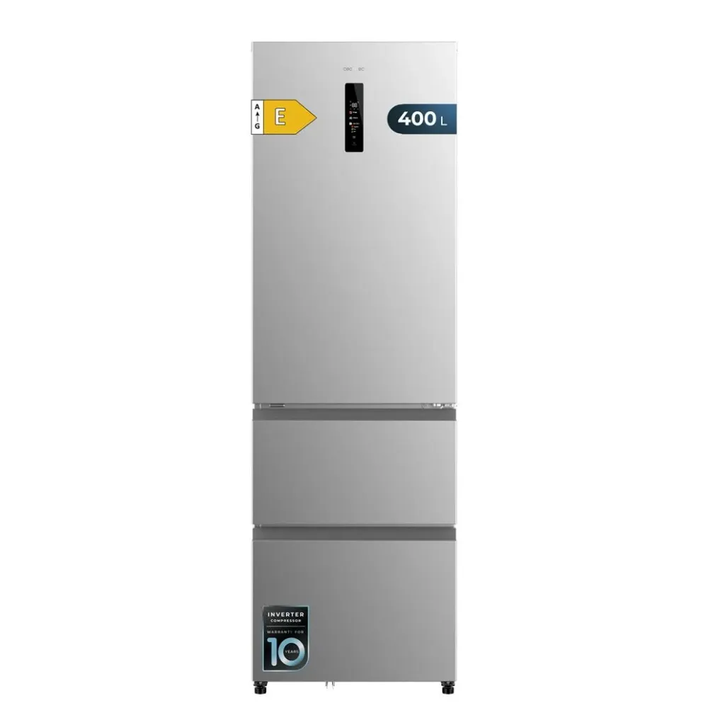 Combinado Bolero CoolMarket Combi FD 400 Inox E CECOTEC