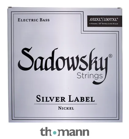 Sadowsky Silver Label Bass 6 .032 N