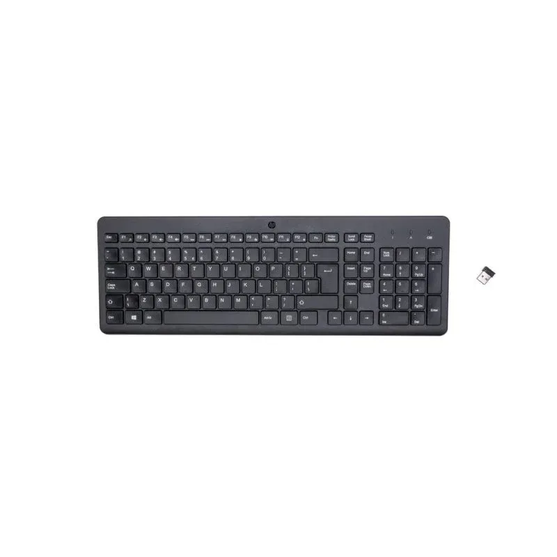 Teclado de membrana HP 220 sem fios preto