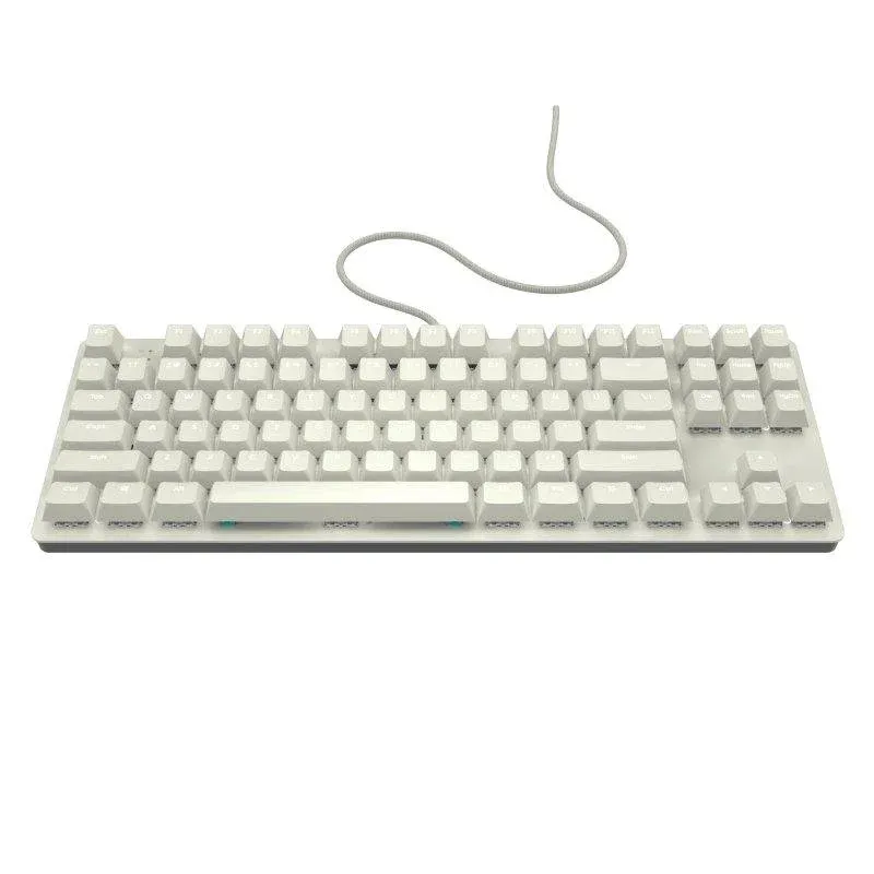 Teclado NUBI NK87 White mecânico TKL ANSI US com RGB personalizável