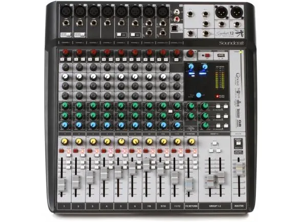 Soundcraft Signature 12MTK Mesa Mistura Analógica 12 Canais