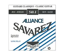 Jogo Cordas Guitarra Clássica Savarez 540J Alliance Fluorocarbono Tensão Forte