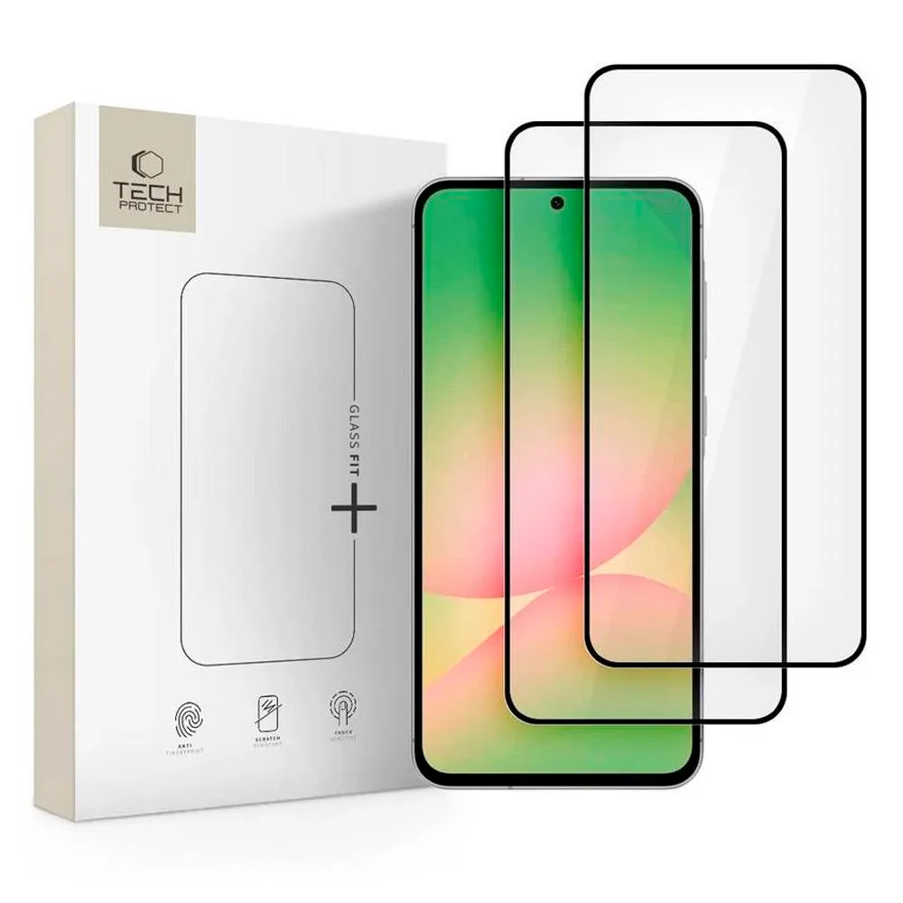 Vidro Temperado Tech-Protect Samsung Galaxy A56 5G/A36 5G Glass Fit+ (Pack-2)
