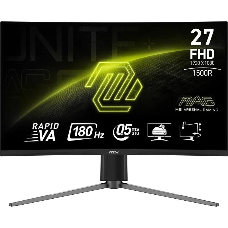 Monitor MSI MAG 27C6PF 27" FullHD 180Hz VA Curvo 0,5ms HDR