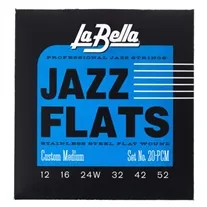 La Bella 20 PCM Jazz Flats 012-052