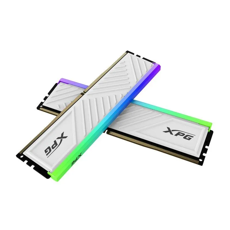 Memória RAM ADATA XPG SPECTRIX D35G 16GB 2x8GB DDR4 3600MHz CL18 RGB Branco