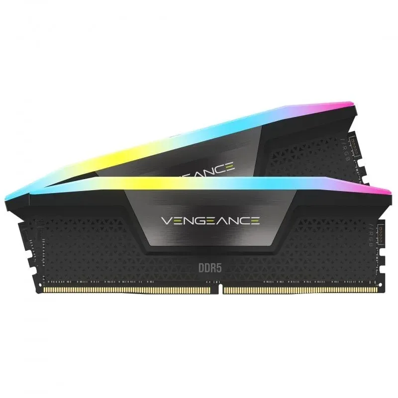Memória RAM Corsair Vengeance RGB DDR5 5600MHz 96GB 2x48GB CL40