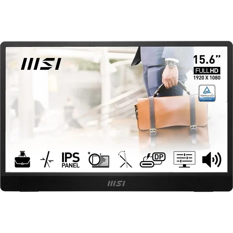 MSI PRO MP161 E2 15.6" Monitor Portátil LED IPS FullHD