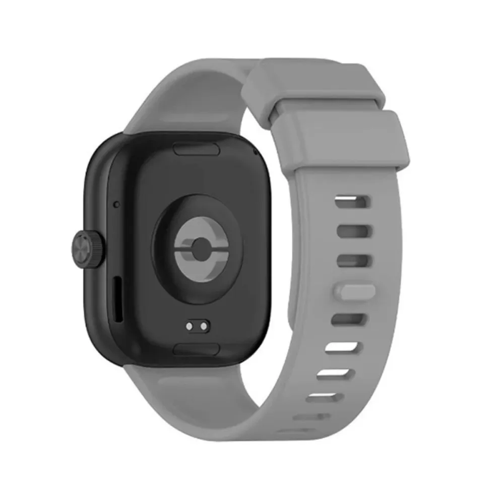 Bracelete Silicone Compatível Xiaomi Redmi Watch 4 Cinzenta