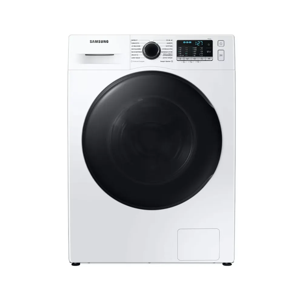 Máquina de Lavar e Secar Roupa Samsung 9Kg 1400RPM Branca (WD90TA046BE)