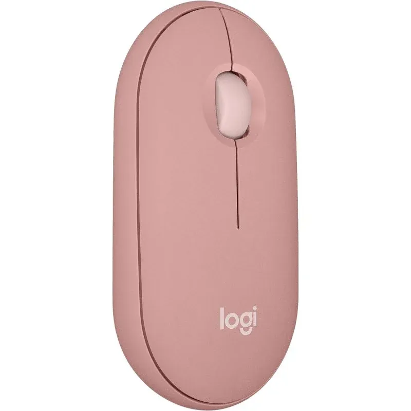 Logitech Pebble Mouse 2 M350s Rato Sem Fios 4000 DPI Rosa