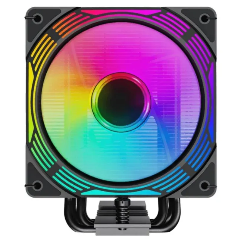 Cooler CPU Refrigeracao Ar GameMax Socket AM4 AM5 LGA 120mm ICE FORCE BK ARGB