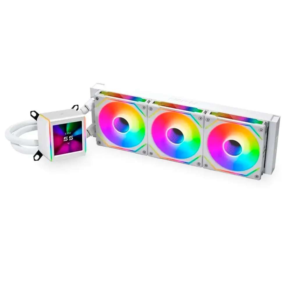 Water Cooler CPU Lian Li Galahad II LCD 360 A-RGB All-In-One 360mm Branca
