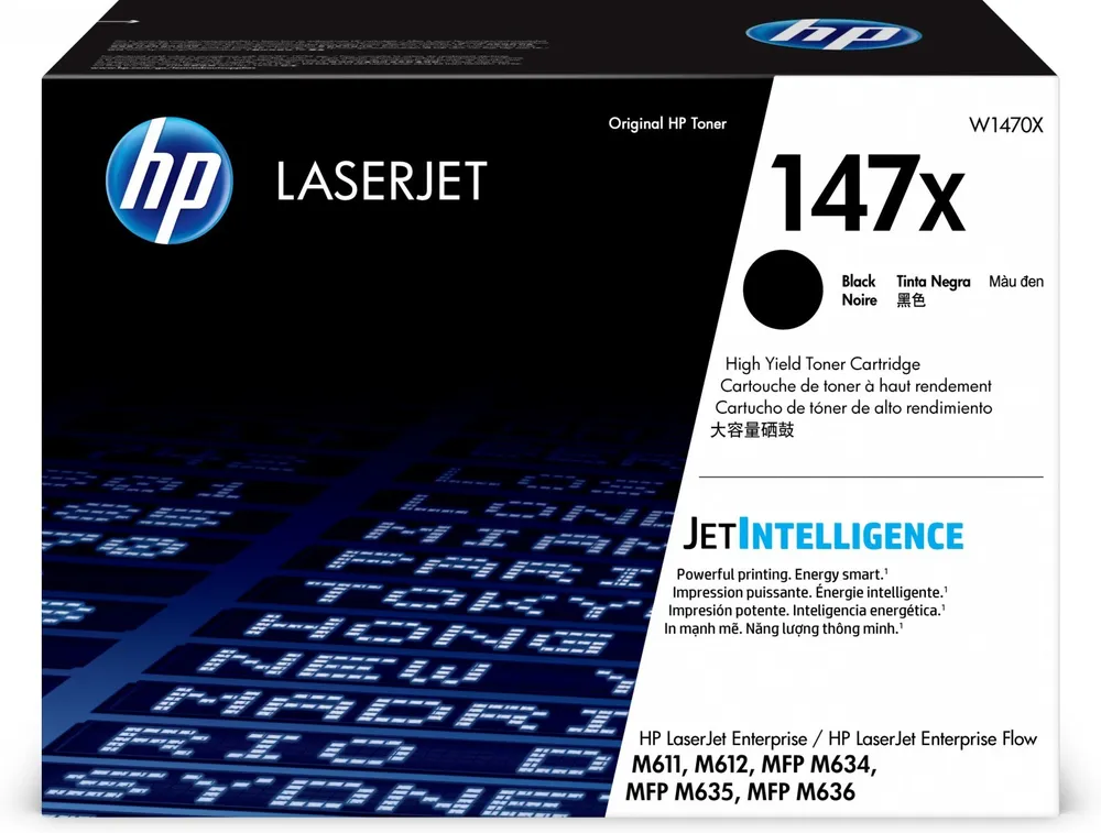 HP LaserJet 147X High Yield Black Original Cartridge toner 1 W1470X
