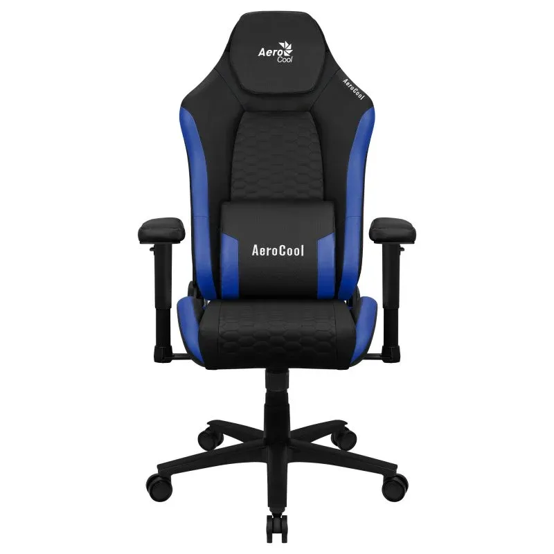 Aerocool Crown Cadeira Gaming Couro Azul