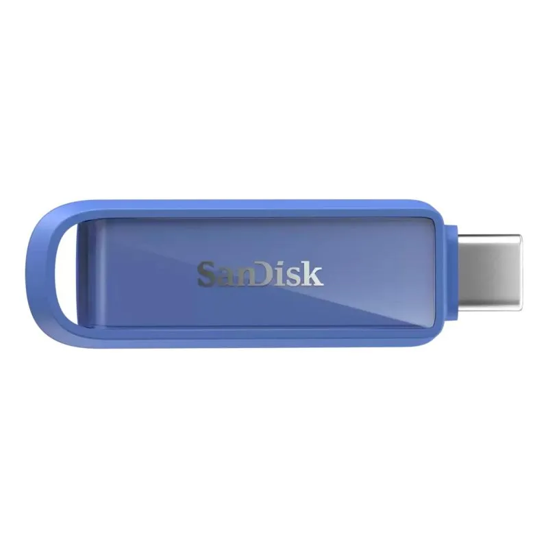 Pen Drive Pen USB SanDisk Phone Drive Branco USB Tipo C 512 GB 150 MB/s Argola para chaveiro