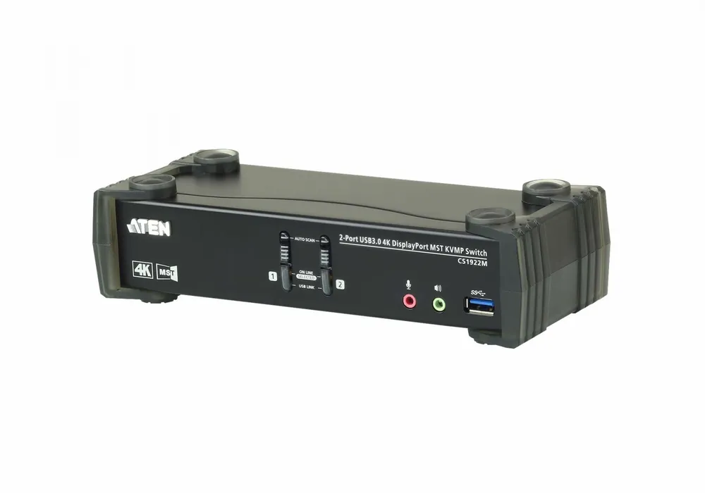 ATEN CS1922M-AT-G chaveador KVM Preto CS1922M-AT-G