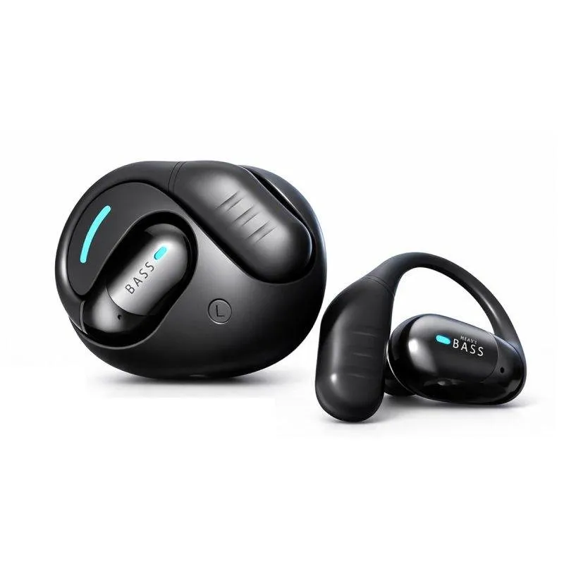Auriculares Klack Heavy Bass Ai-2 Open-ear Bluetooth com Tradutor IA 163 línguas