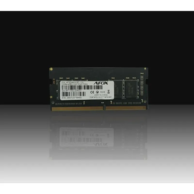 Memória RAM Afox DDR4 8G 2400 1x8GB SO-DIMM CL17 Preto