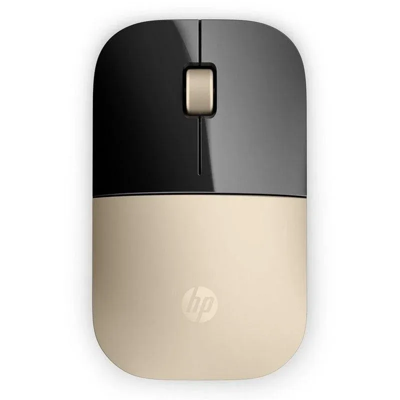 Rato HP Z3700 Sem Fios 1200 DPI RF Dourado Ambidestro Portátil