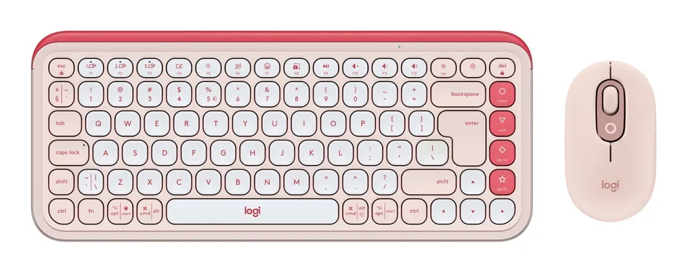 Logitech 920-013142 POP Icon Combo Rato e Teclado Rosa 920-013142