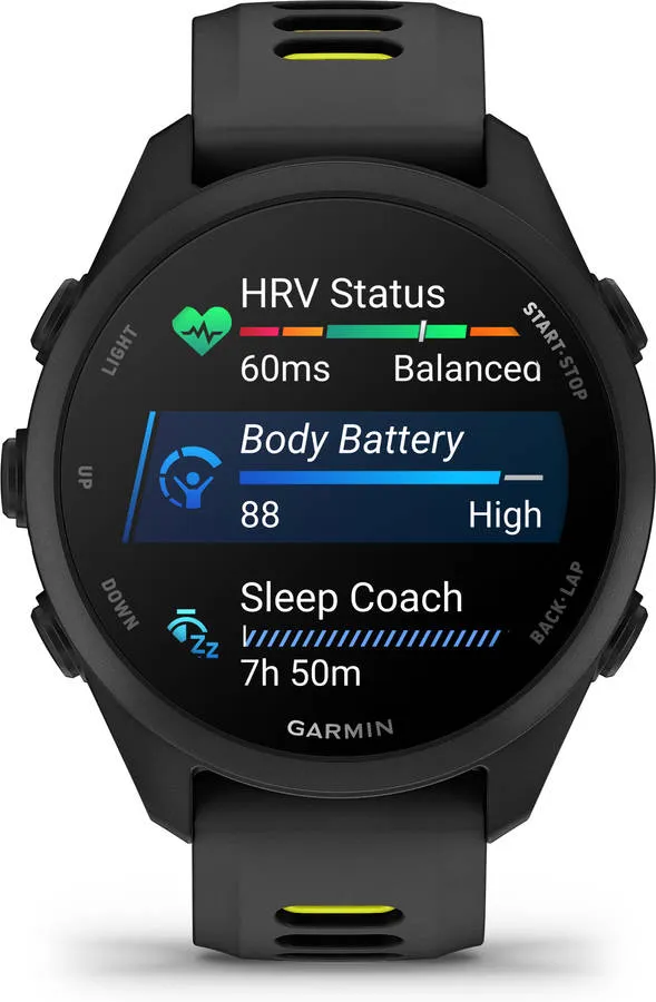 Smartwatch GARMIN Forerunner 170 (1.3'' - Bluetooth -Autonomia: Até 10 dias - Preto)