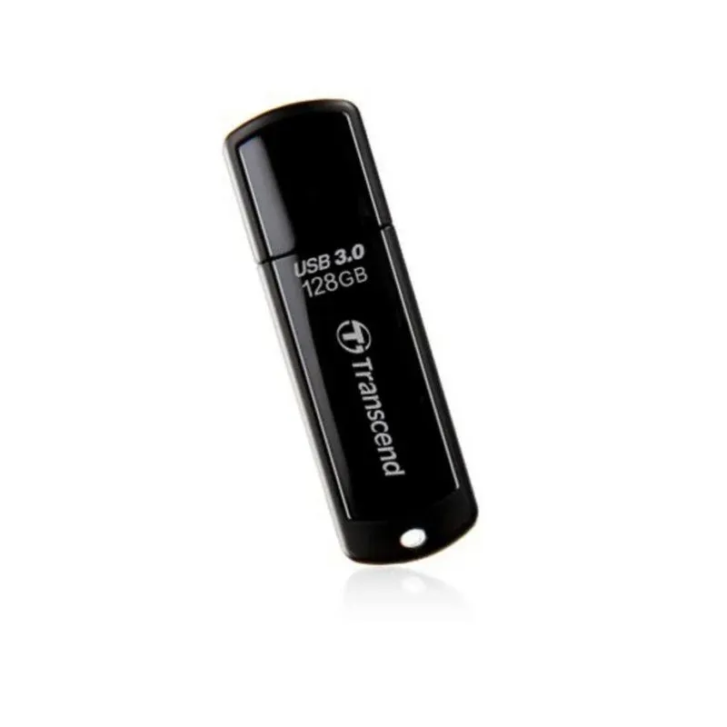 Pen USB Transcend JetFlash 700 128GB USB 3.2 Gen 1 Preto