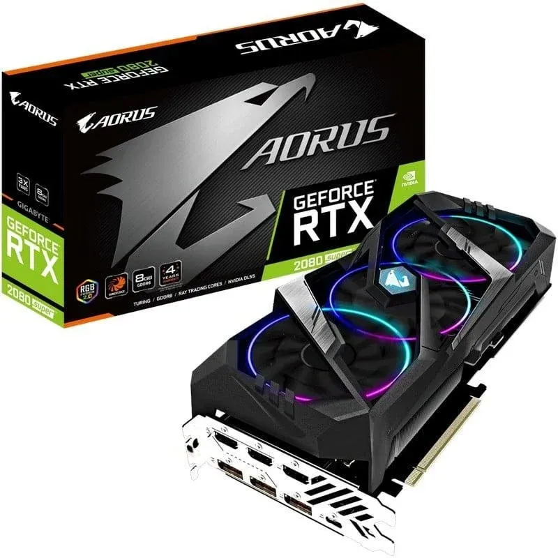 Placa gráfica Gigabyte AORUS GeForce RTX 2080 SUPER 8GB GDDR6