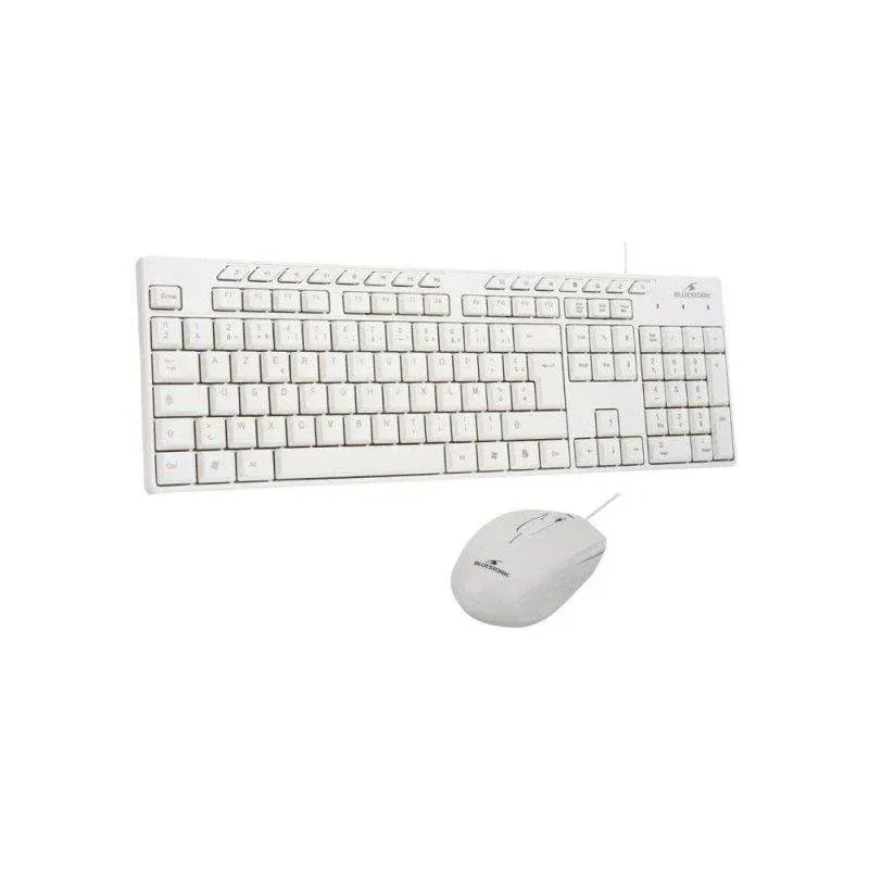 Teclado e Rato Sem Fios Bluestork Azerty com 12 Atalhos Multimédia