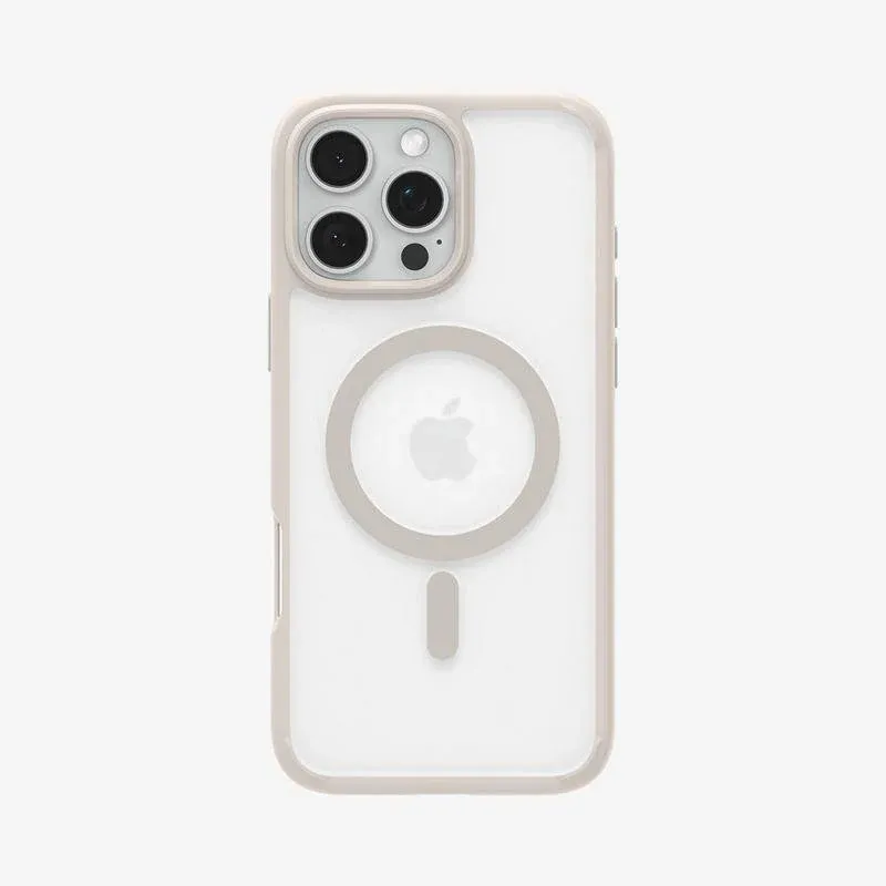 Funda para telemóvel Spigen Ultra Hybrid (MagFit) Capa PC TPU Bege Transparente MagSafe para iPhone 16 Pro