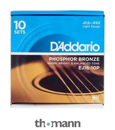 Daddario EJ16-10P