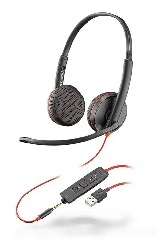 POLY Blackwire 3225 Headset Wired Head-band Calls/Music USB 209747-101