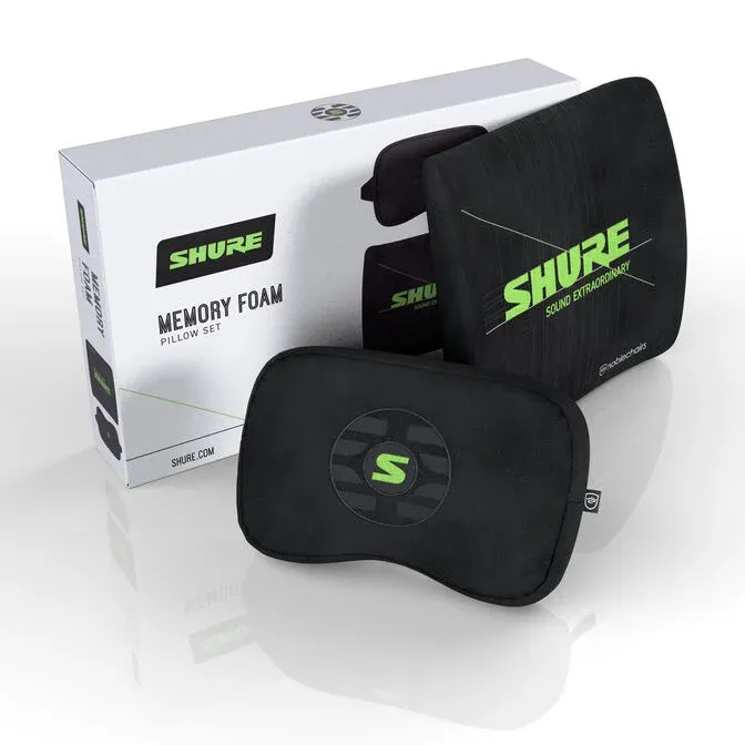 Set Almofadas noblechairs Memory Foam - Shure Edition