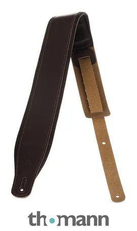Levys Amped Leather 3" DBR