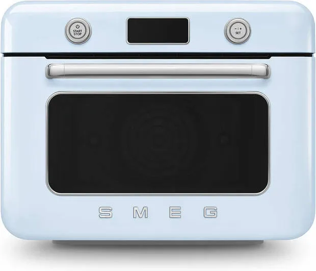 Forno com vapor SMEG COF01PBEU Anni 50 (30 L - 1800 W - Azul céu)