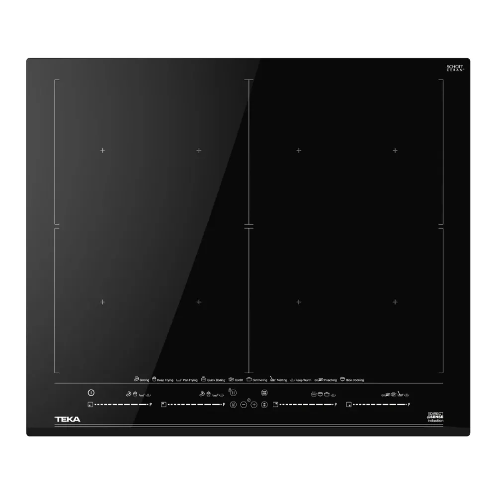 Placa de Indução Teka DirectSense 4 Zonas 7400W Preta - 112500037