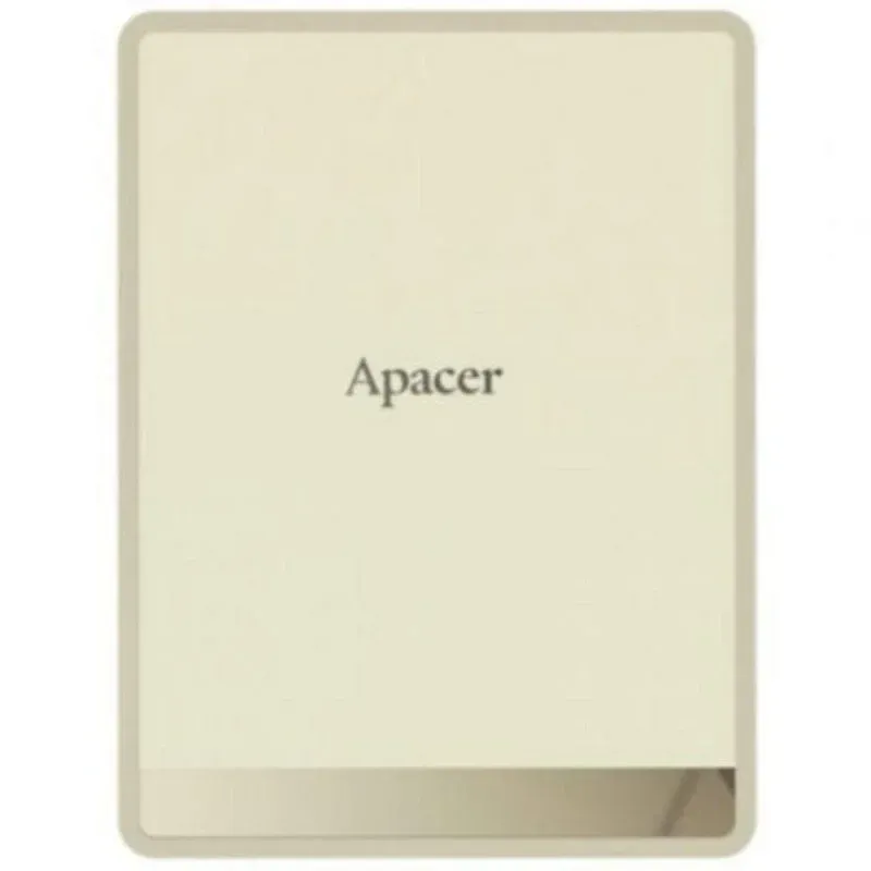 Disco Rígido Apacer AS724 SSD Externo 1TB 500MB/s USB 3.2 Gen2 Anti-Choque, Ultra-Leve, Creme