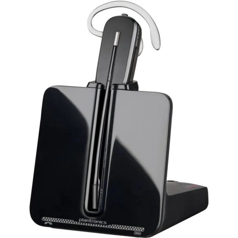 Poly CS540A Auricular Mono DECT de 21g com Cancelamento de Ruido, alcance até 120m e Autonomia 7h Preto