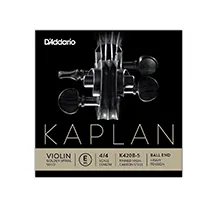 Corda Violino 4/4 D'Addario Kaplan K420B-5 Golden Spiral Solo Heavy Tension Mi