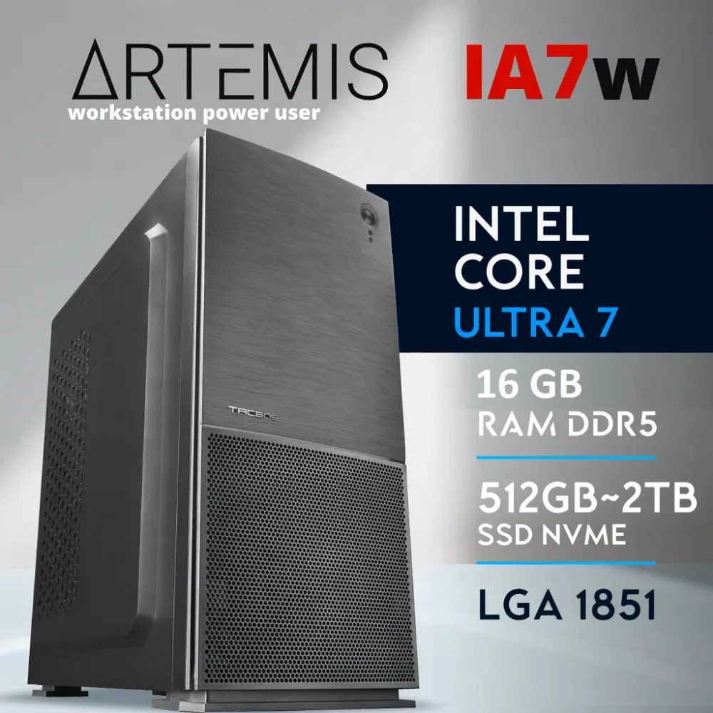 PC Gaming ARTEMIS-IA7W - U7 265K | Intel Graphics | 16GB | M.2 1TB