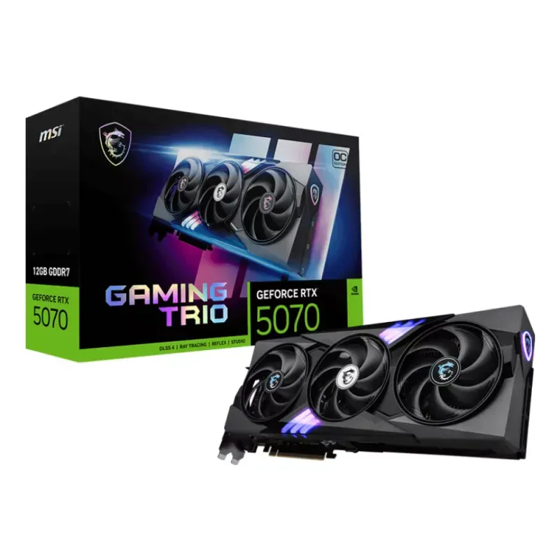 Placa Gráfica MSI NVIDIA Geforce RTX 5070 12GB GAMING TRIO OC